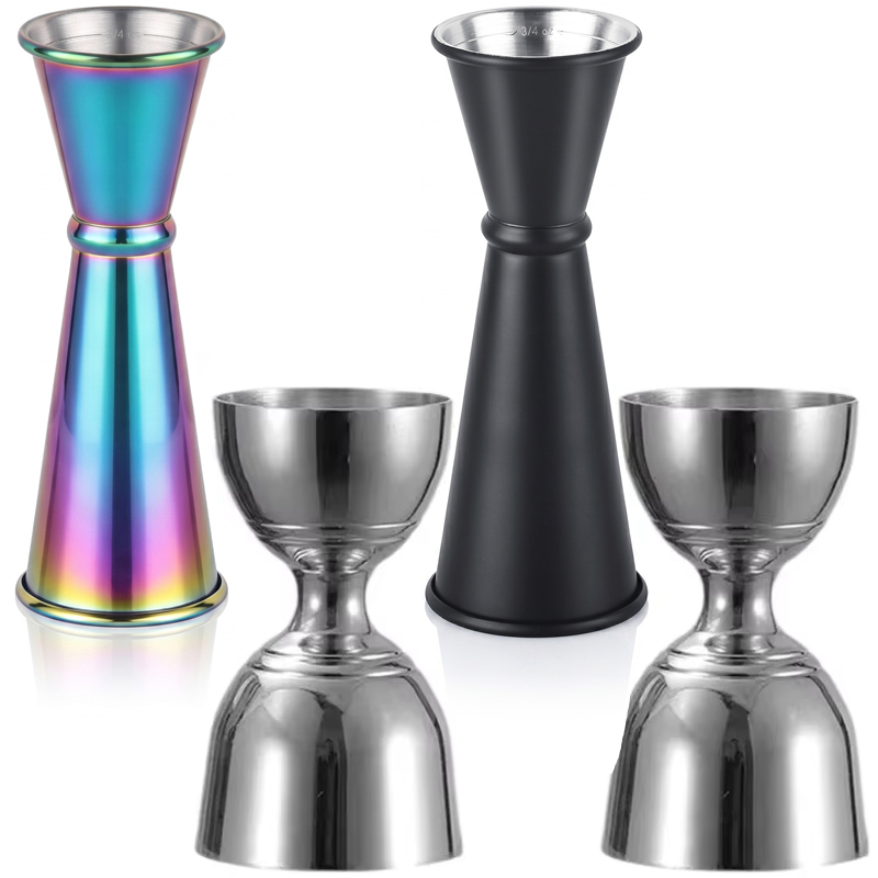 Spirit Measure Jigger - 30/60ml kokteyl barı paslanmaz çelik Jigger