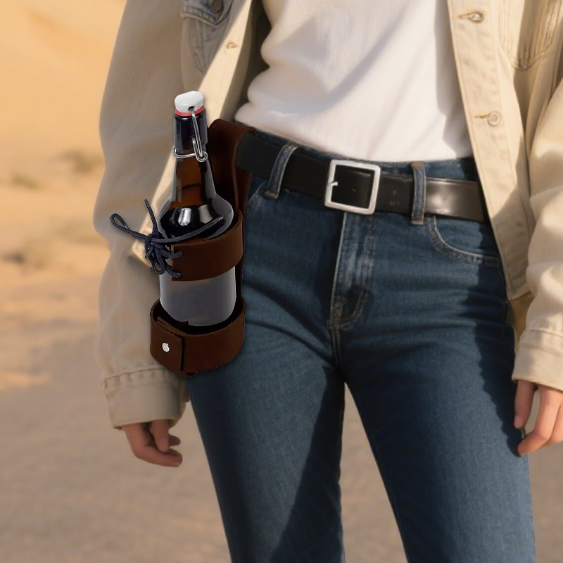 Beer Wine Kit - Ortaçağ Viking Su Şişesi Kılıfı PU