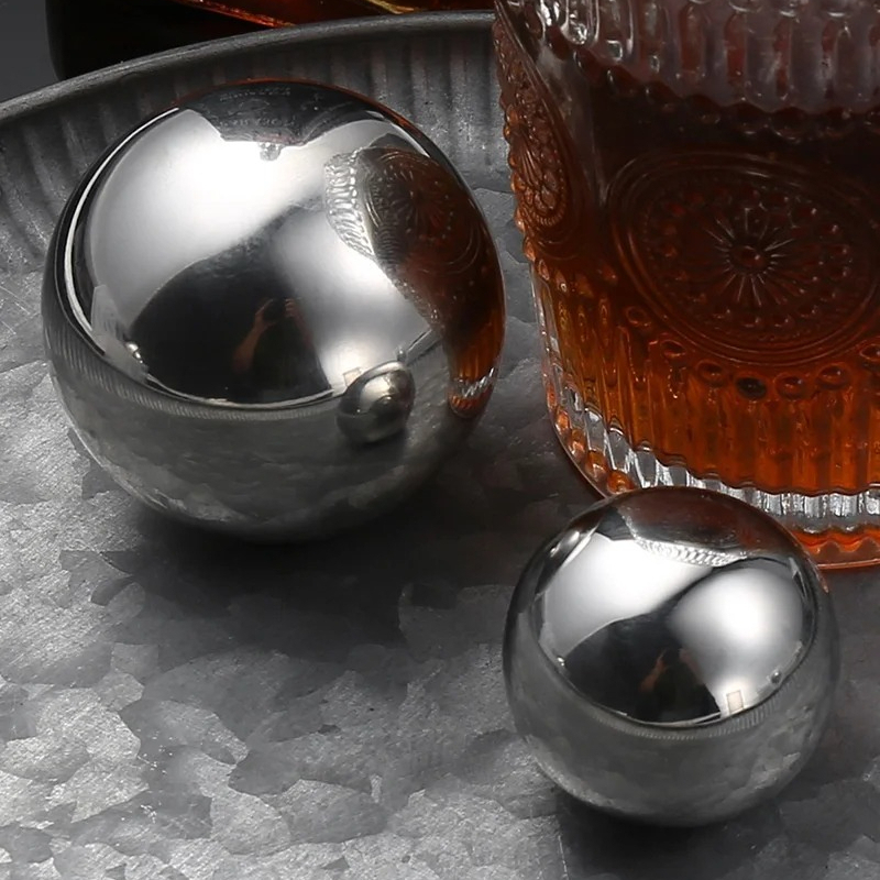 Whiskey Stone Set - 1 Adet Yeniden Kullanılabilir Paslanmaz Çelik