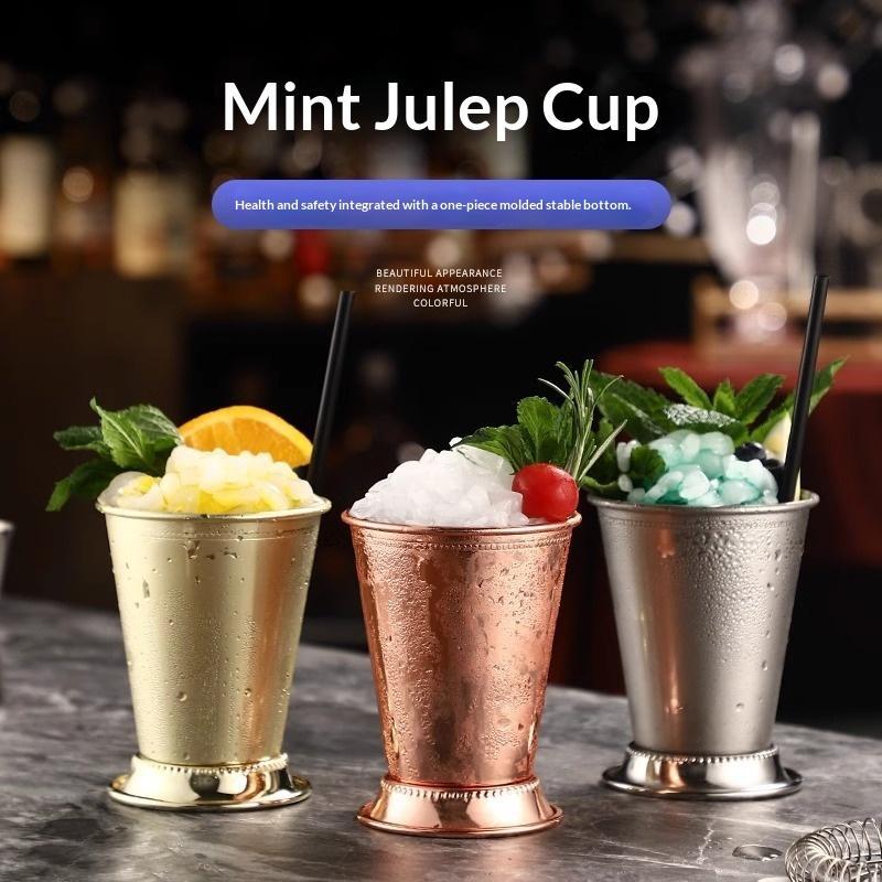 Wine With Beer Mix - Paslanmaz Çelik Mint Julep Kupa Bardağı