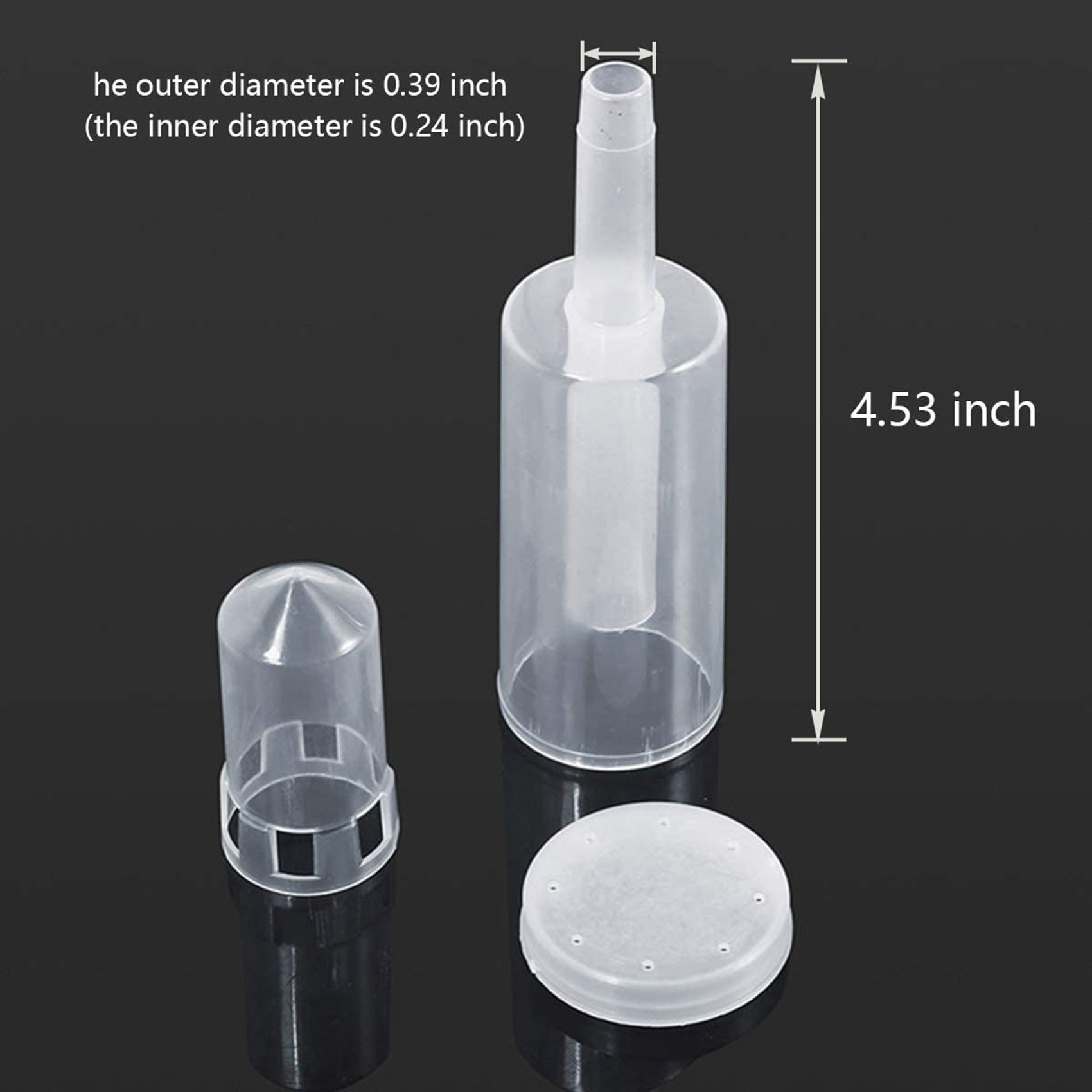 Beer Wine Kit - ABSE-2X Fermantasyon Kapakları Kiti, Siyah Grommet'li
