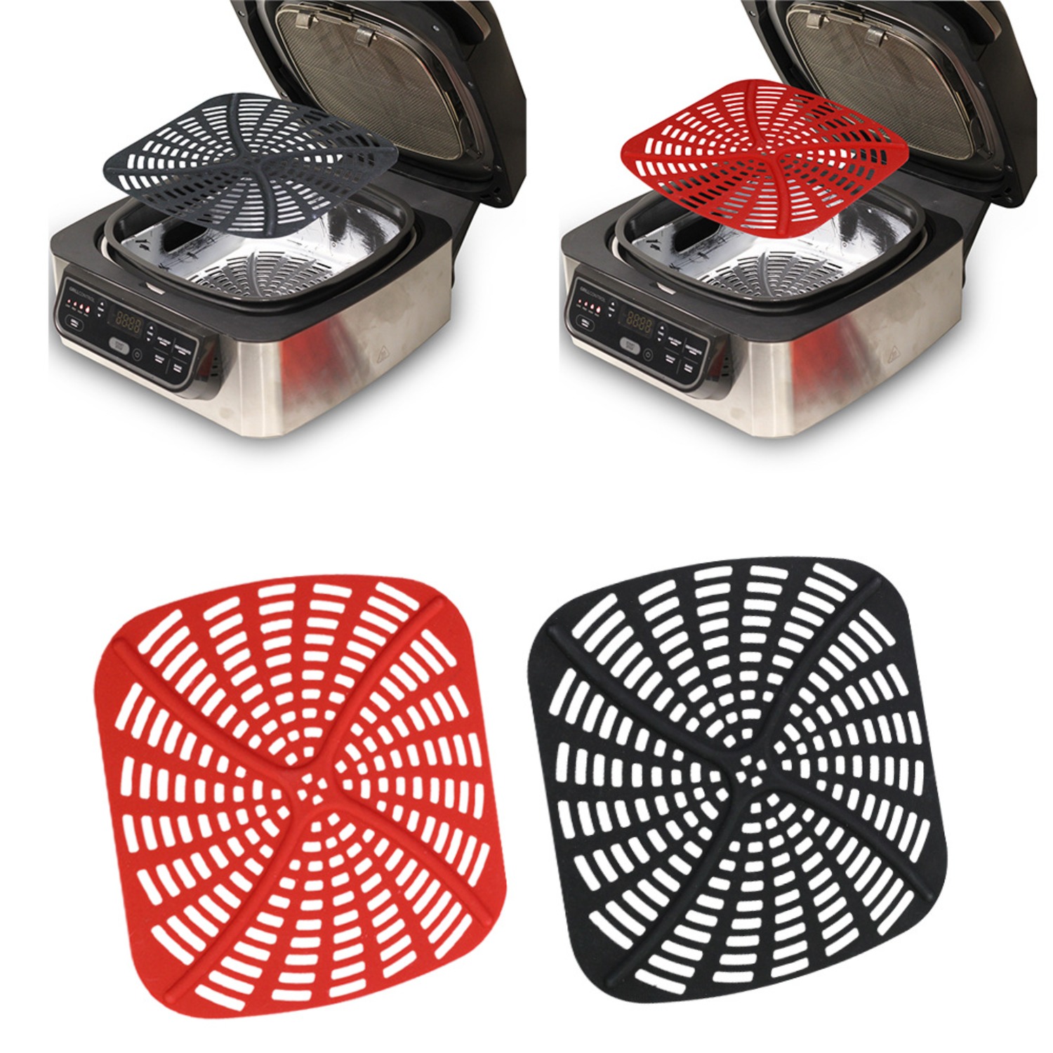 Ninja Air Fryer Af300 - 2 adet yeniden kullanılabilir silikon astar