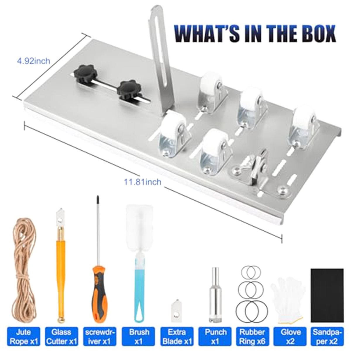 Beer Wine Kit - 16 Parçalı Geliştirilmiş Cam Şişe Kesici