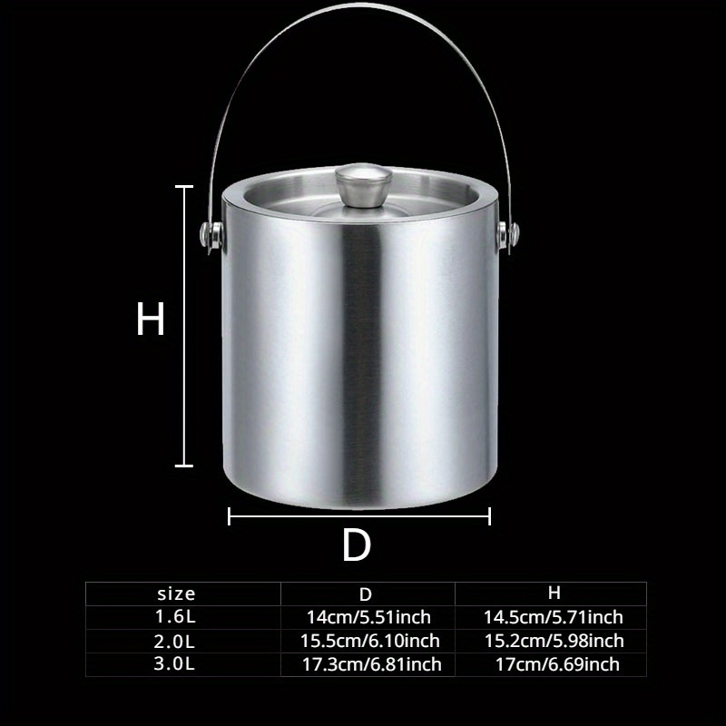 1.6L/2L/3L paslanmaz çelik yal - Wine Beer Champagne incelemesi ve fiyatı