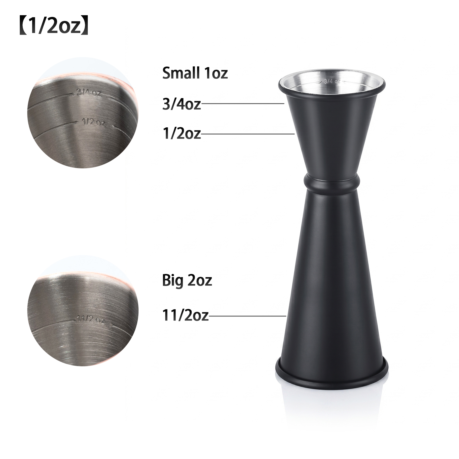 30/60ml Kokteyl Bar Paslanmaz  - Spirit Measure Jigger incelemesi ve fiyatı