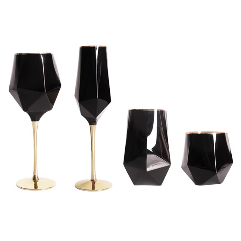 Saf Siyah Kristal Altın Kenar  - Wine Beer Champagne incelemesi ve fiyatı