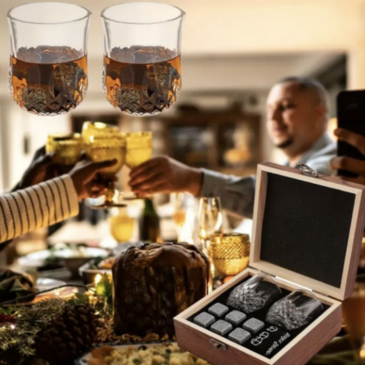 Noel sevgililer günü hediyesi  - Whiskey Stone Set incelemesi ve fiyatı