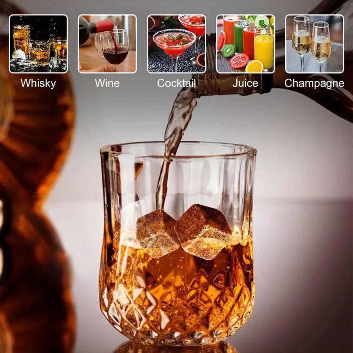 Noel sevgililer günü hediyesi  - Whiskey Stone Set incelemesi ve fiyatı