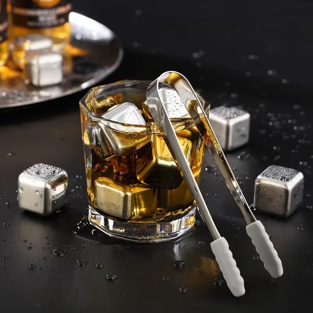4/6/8 adet paslanmaz çelik buz - Whiskey Stone Set incelemesi ve fiyatı