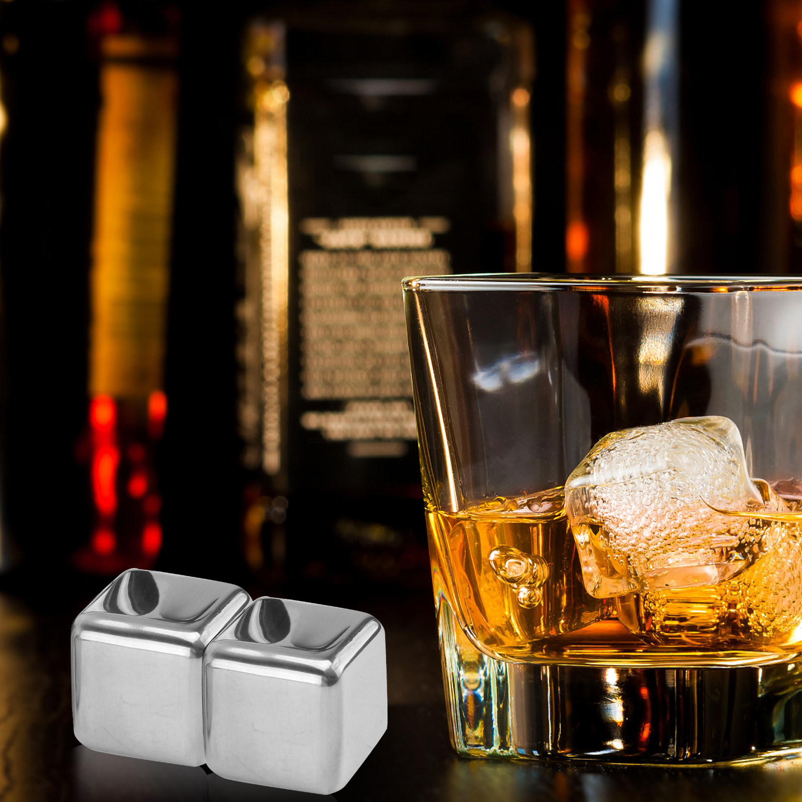 1 Set Premium Paslanmaz Çelik  - Whiskey Stone Set incelemesi ve fiyatı