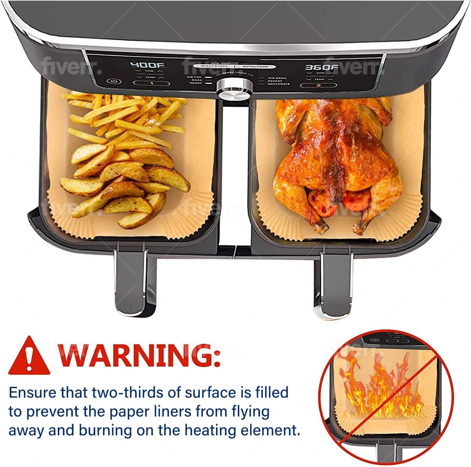 Hava Fritöz Pişirme Pişirme Ka - Ninja Air Fryer Af300 incelemesi ve fiyatı