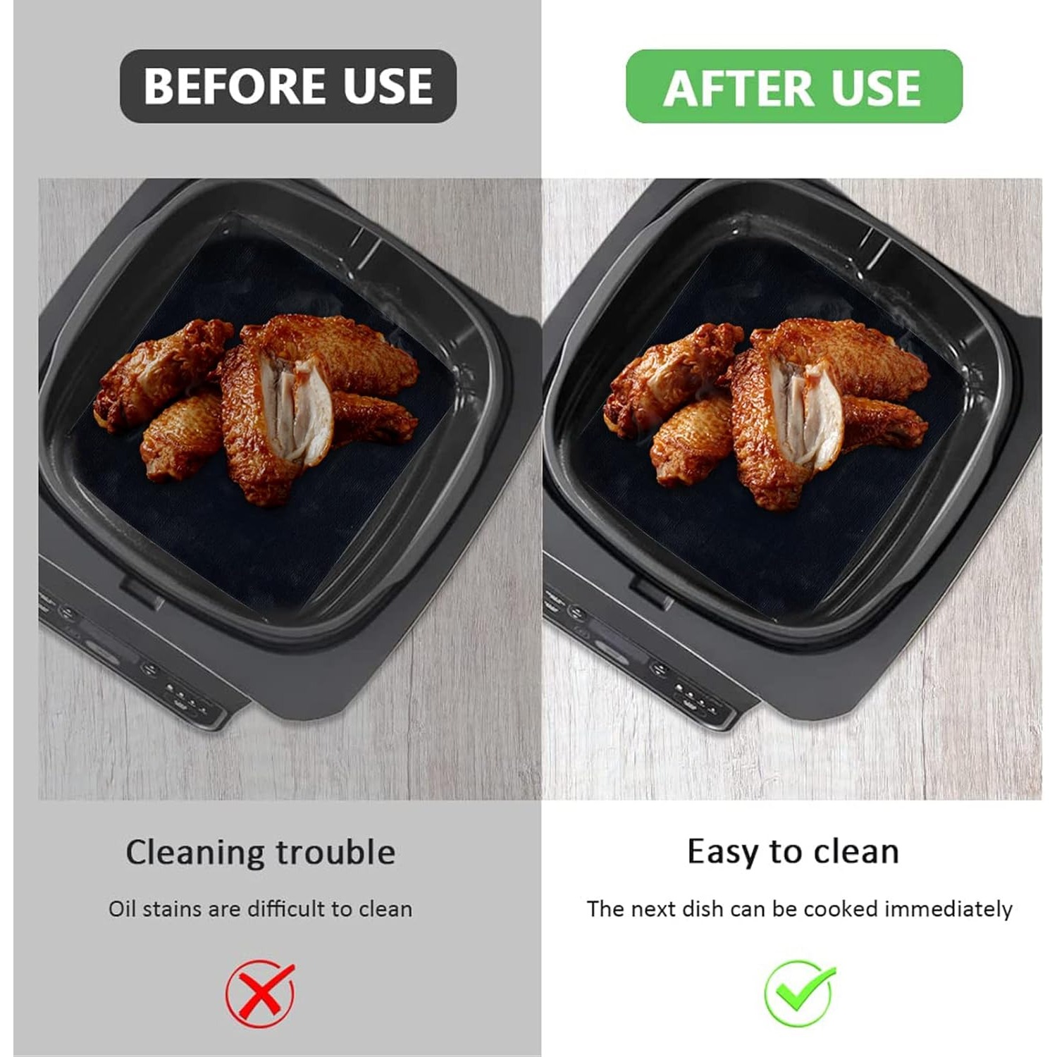 2 adet yeniden kullanılabilir  - Ninja Air Fryer Af300 incelemesi ve fiyatı